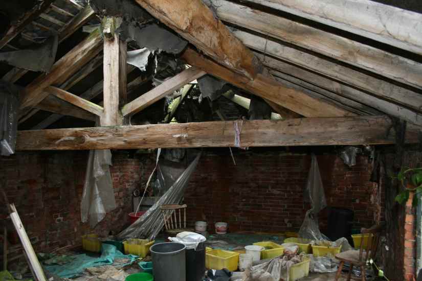 Coach house upstairs right room